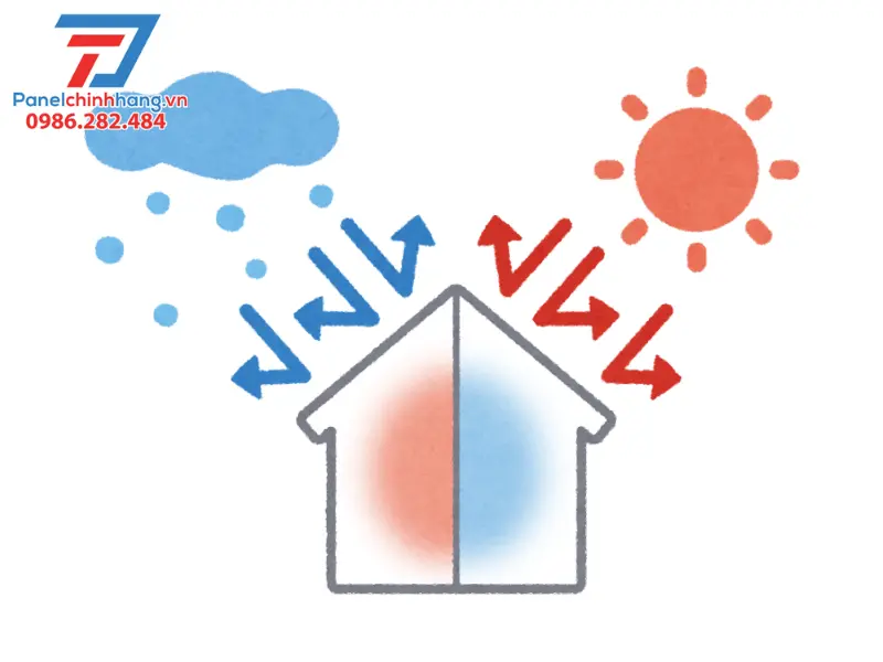 khả năng cách nhiệt của Panel