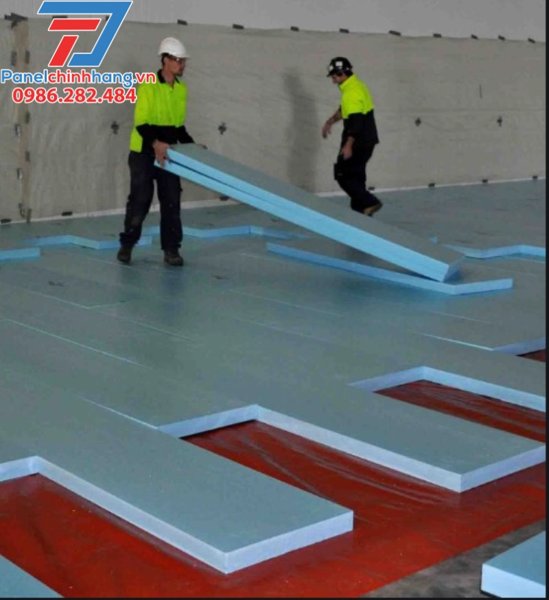 Xốp XPS xử dụng cho cách nhiệt tầng hầm, sàn nhà