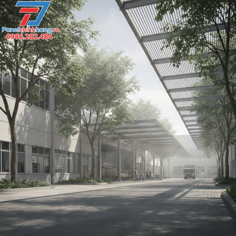 Cách nhiệt nhà máy chế biến cà phê