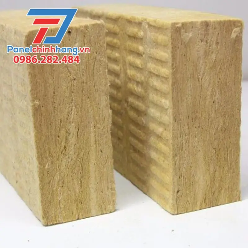 Bông khoáng Rockwool tấm 80kg/m3 Bông khoáng Rockwool tấm 80kg/m3