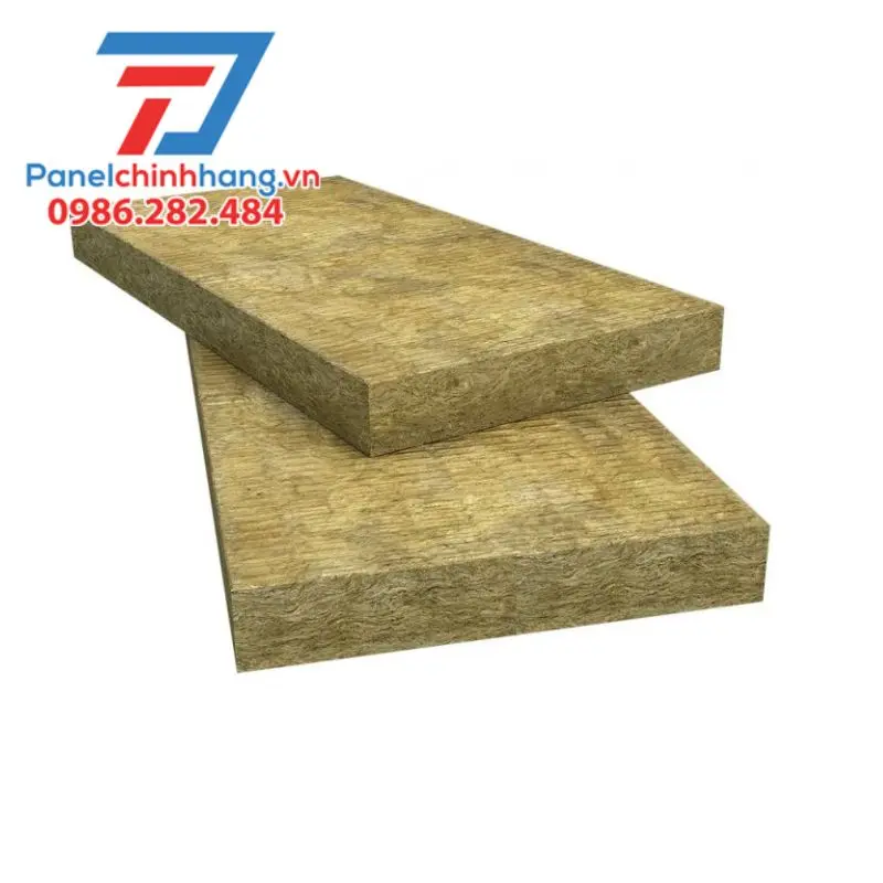 Bông khoáng Rockwool tấm 60kg/m3 Bông khoáng Rockwool tấm 60kg/m3