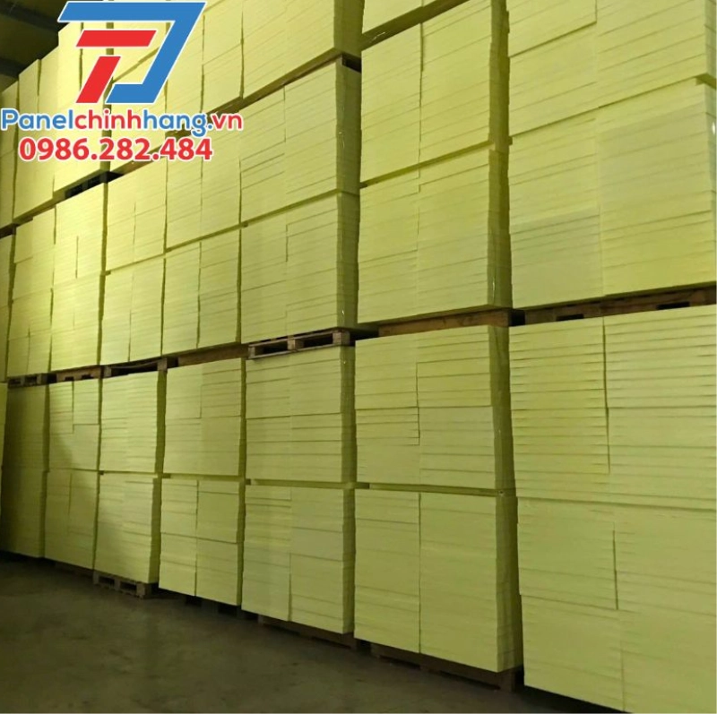 xốp XPS màu vàng - cam - hồng