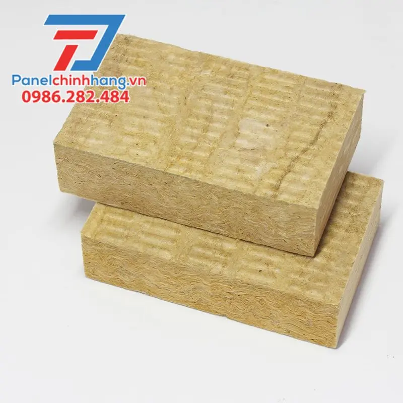 Bông khoáng Rockwool tấm 80kg/m3 Bông khoáng Rockwool tấm 80kg/m3
