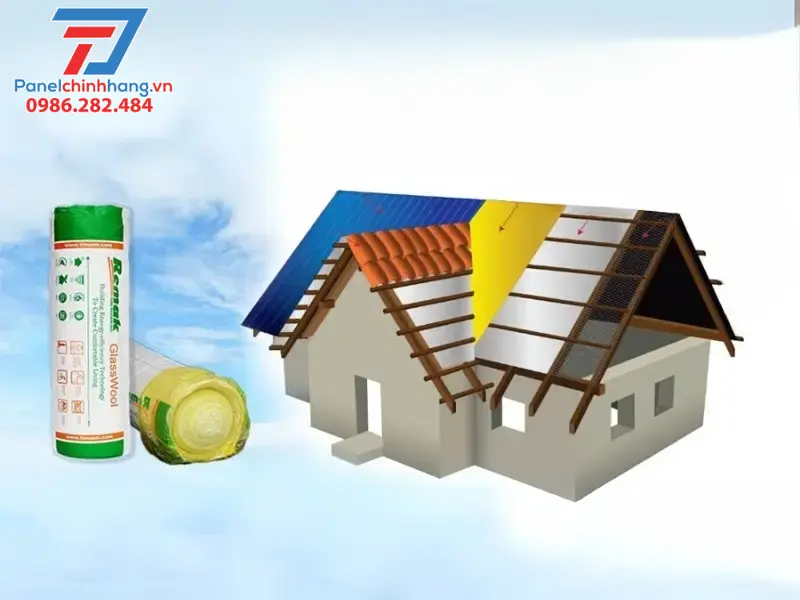 bông thủy tinh remak ứng dụng trong công trình dân dụng