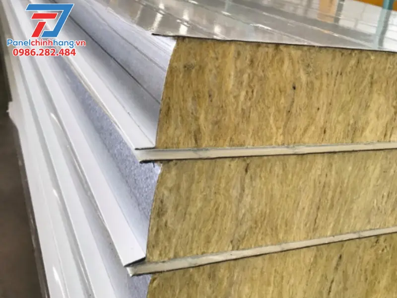 tấm cách nhiệt chống cháy Rockwool