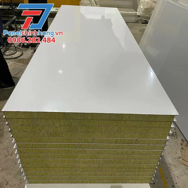 Tấm panel Rockwool chống cháy