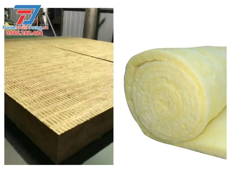 bông khoáng Rockwool và bông thủy tinh Glasswool
