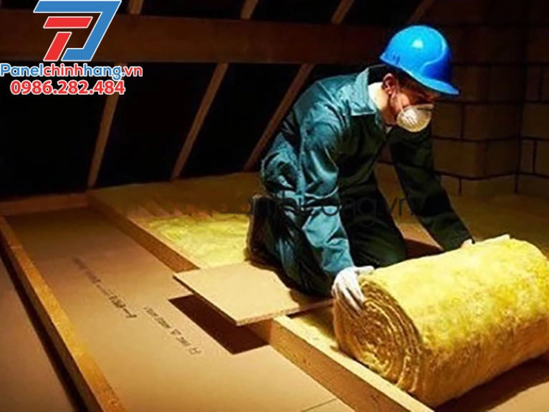 bông thủy tinh cách nhiệt