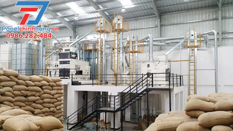 Cách nhiệt nhà máy chế biến cà phê