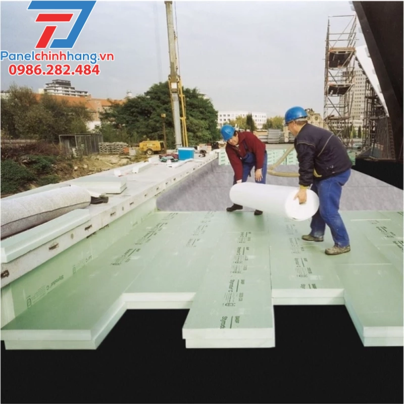 sử dụng xốp xps cho Hệ thống mái ngược