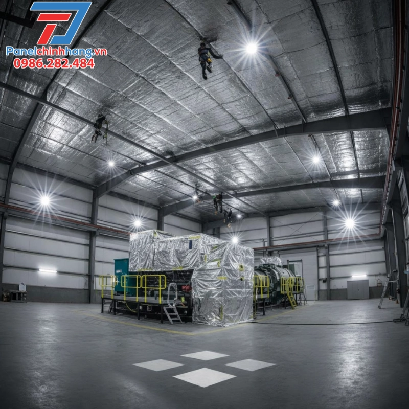 cách nhiệt phòng máy phát điện