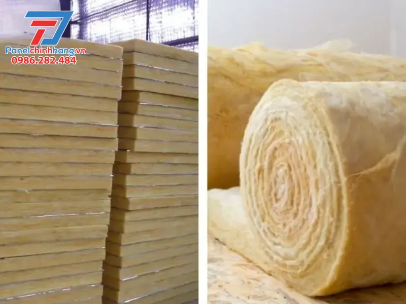 Bông khoáng (Rockwool), Bông thủy tinh (Glasswool)