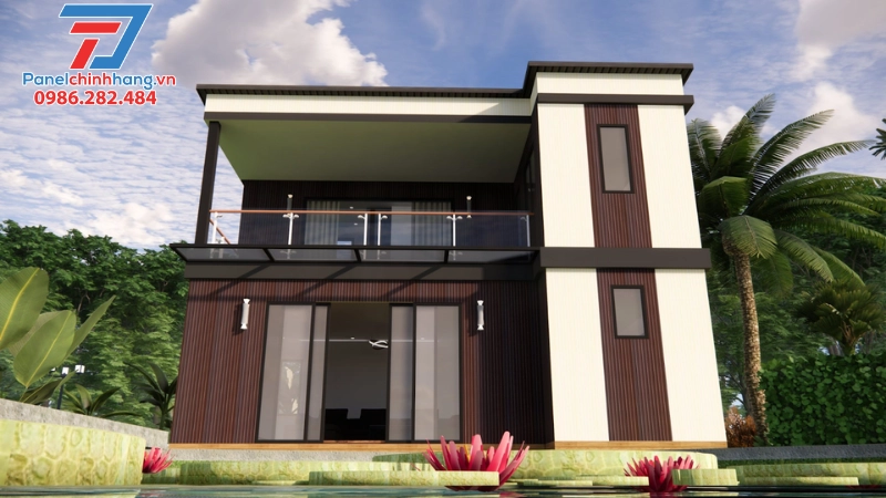 nhà panel 2 tầng