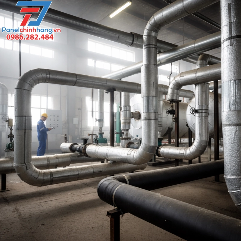 cách nhiệt bếp ăn công nghiệp