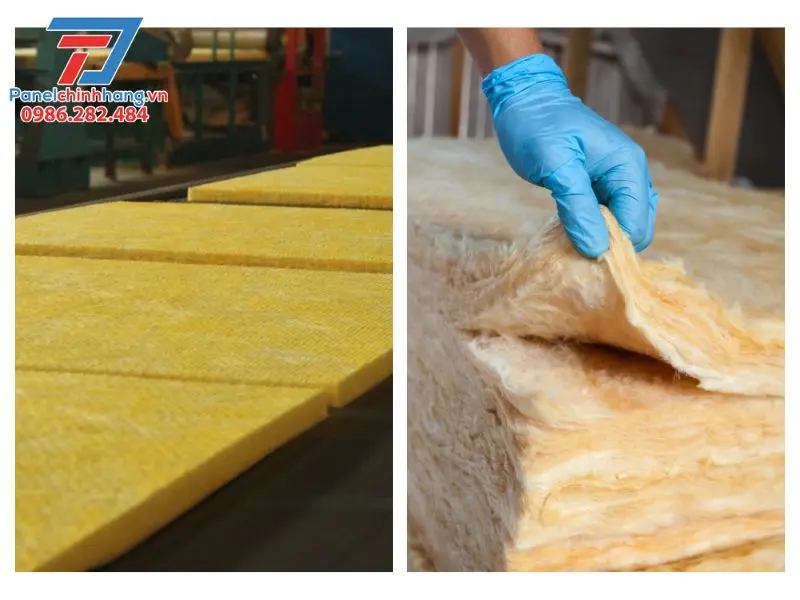 bông khoáng Rockwool và bông thủy tinh Glasswool