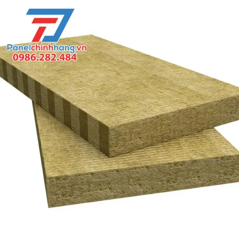 Bông khoáng Rockwool tấm 40kg/m3 Bông khoáng Rockwool tấm 40kg/m3
