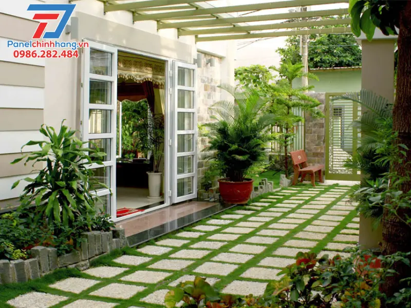 Trồng nhiều cây xanh để chống nóng cho mái bằng 