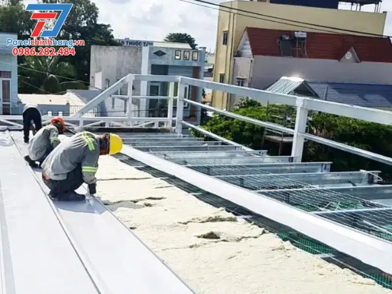 lưu ý quan trọng khi thi công chống nóng nhà tiền chế