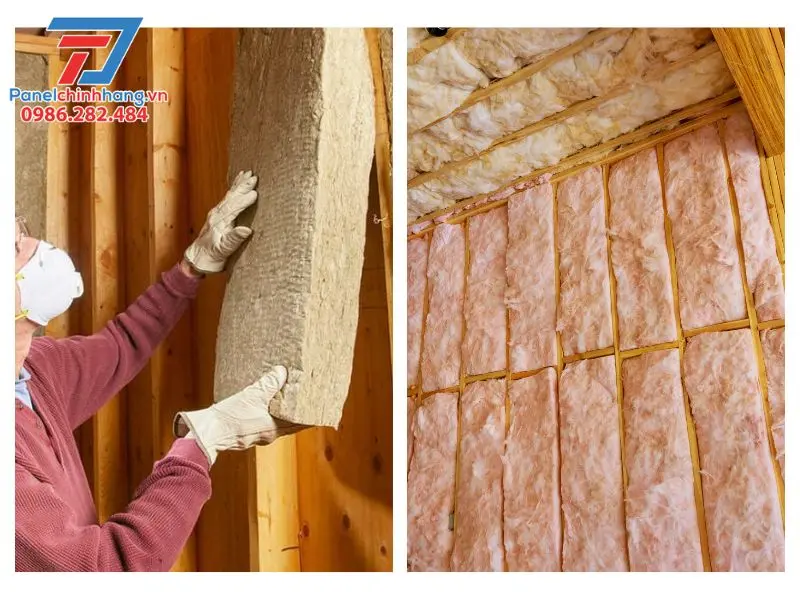 Ứng dụng phổ biến của bông khoáng Rockwool và bông thủy tinh Glasswool