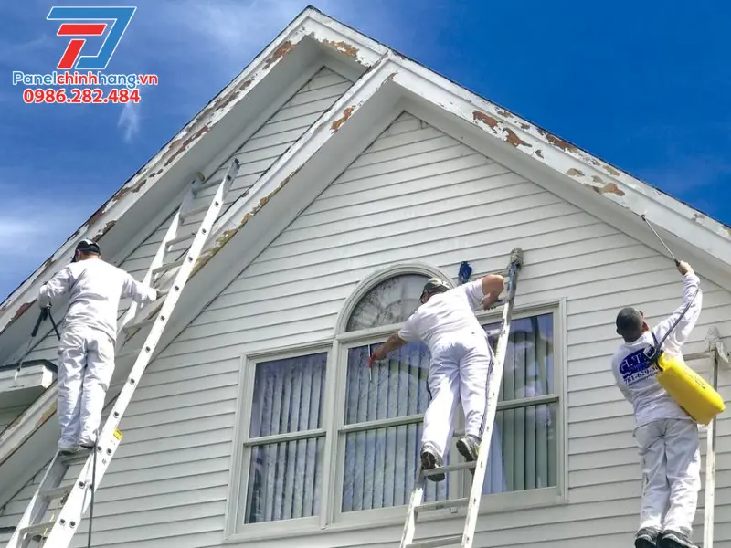 Sơn chống nóng cho tường và mái để chống nóng cho phòng ngủ