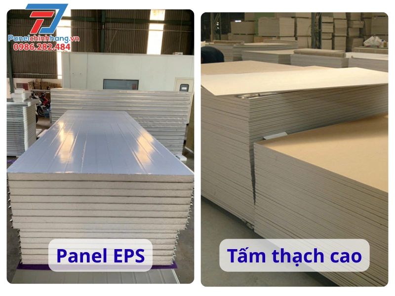 so sánh Panel EPS và Tấm thạch cao so sánh Panel EPS và Tấm thạch cao