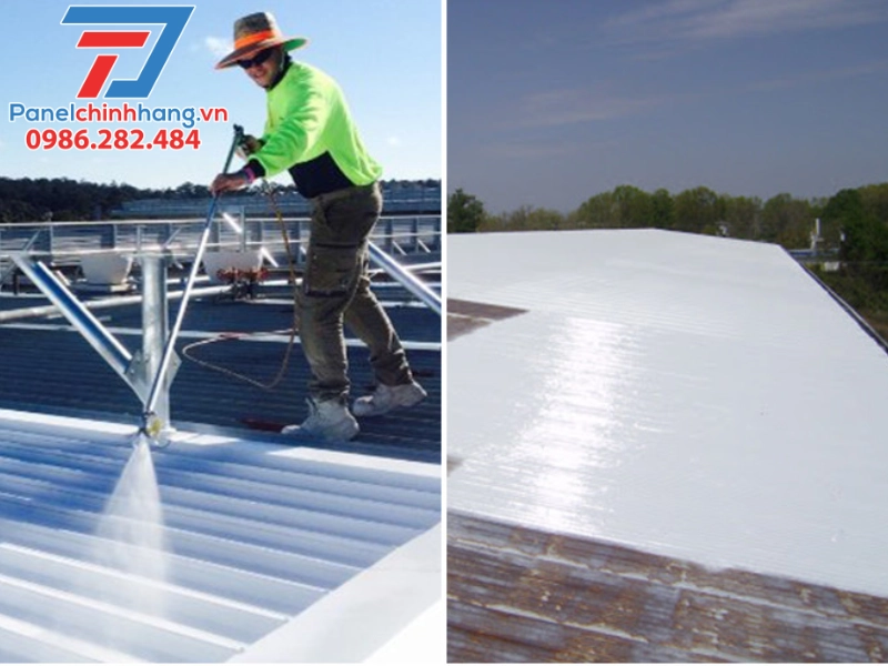 sơn chống nóng cho mái tôn