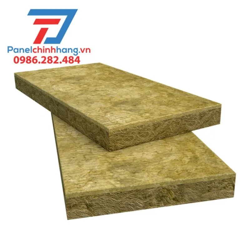 Bông khoáng Rockwool tấm 40kg/m3 Bông khoáng Rockwool tấm 40kg/m3