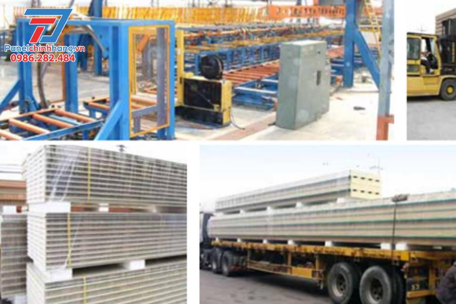 Dây Chuyền Sản Xuất Panel Rockwool Hiện Đại, Năng Suất Cao