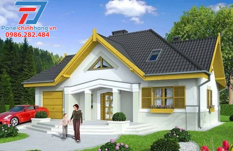 mái tôn chống nóng nhà mái thái