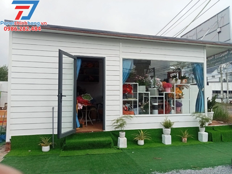 nhà panel 1 mái đẹp nhà panel 1 mái đẹp