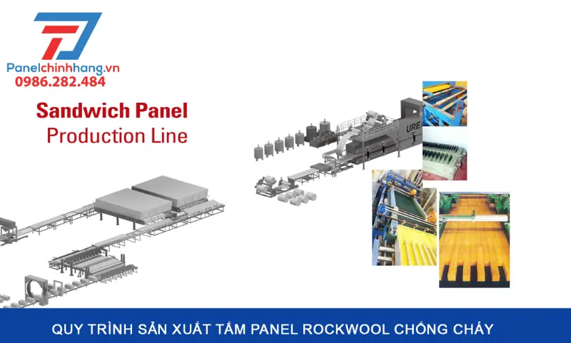dây chuyền sản xuất panel rockwool dây chuyền sản xuất panel rockwool
