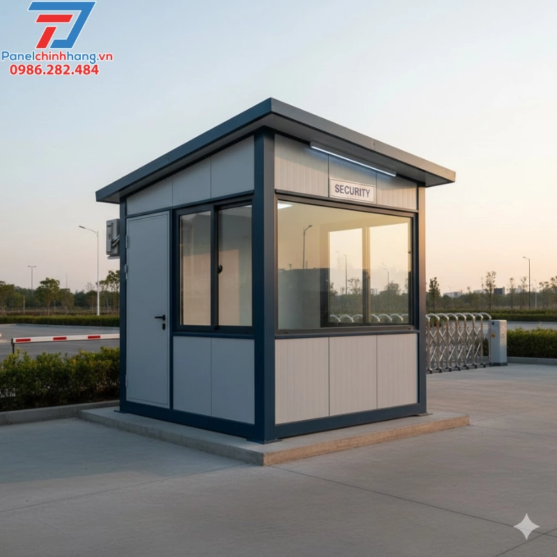 nhà panel mái lệch