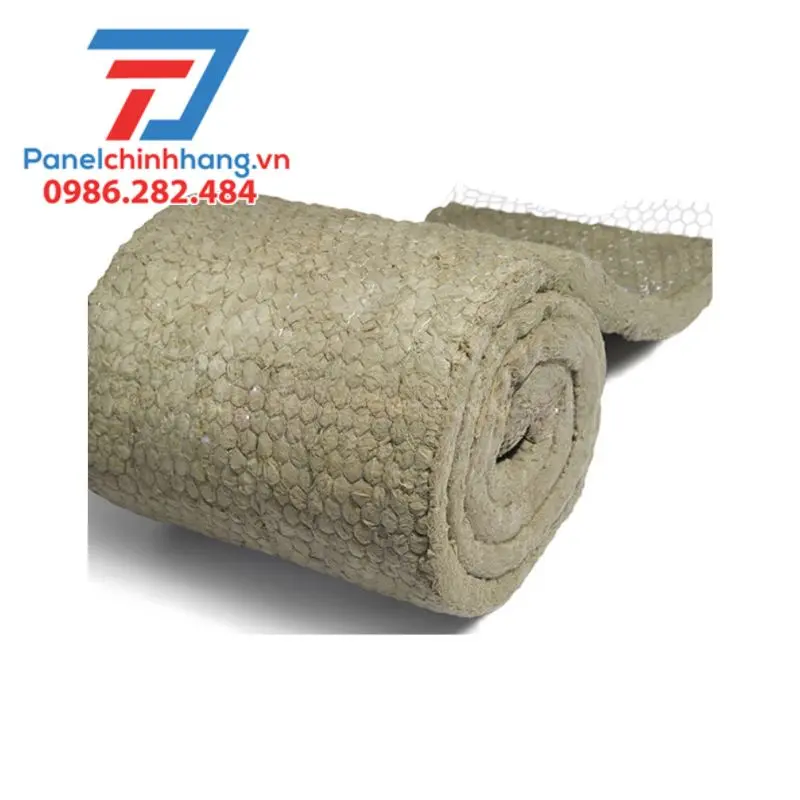 Ưu điểm vượt trội của bông khoáng Rockwool dạng cuộn có lưới Ưu điểm vượt trội của bông khoáng Rockwool dạng cuộn có lưới