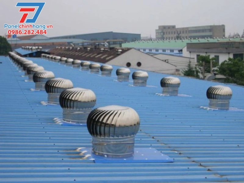 Lắp đặt ống thông gió và quả cầu thông gió Lắp đặt ống thông gió và quả cầu thông gió