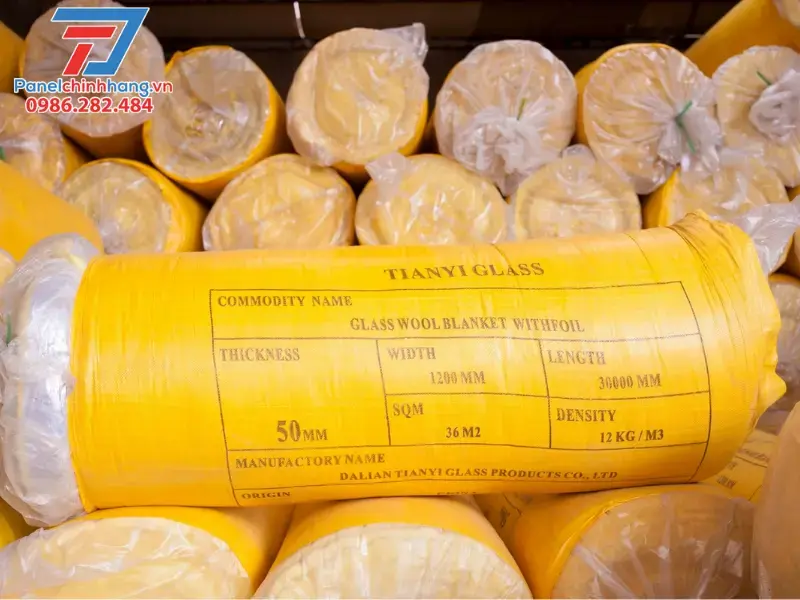 đặc tính kỹ thuật của bông thủy tinh dày 25mm