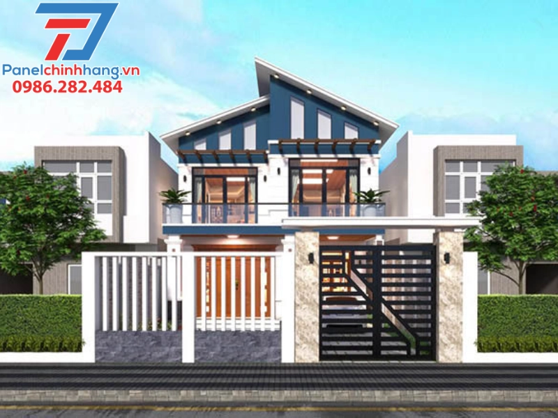 mái tôn nhà ống đẹp