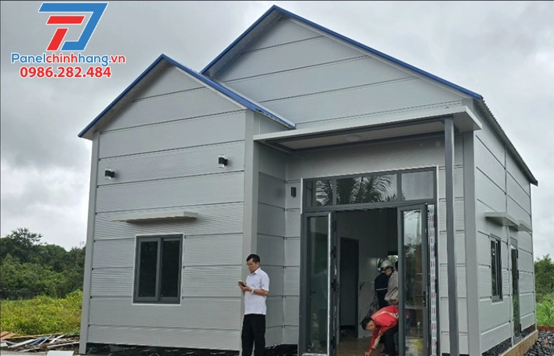 mẫu nhà panel cấp 4