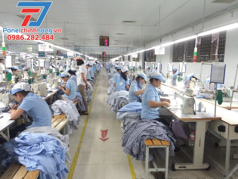 Giải Pháp Cách Nhiệt Xưởng May Bằng Tấm Panel Chuẩn Kỹ Thuật