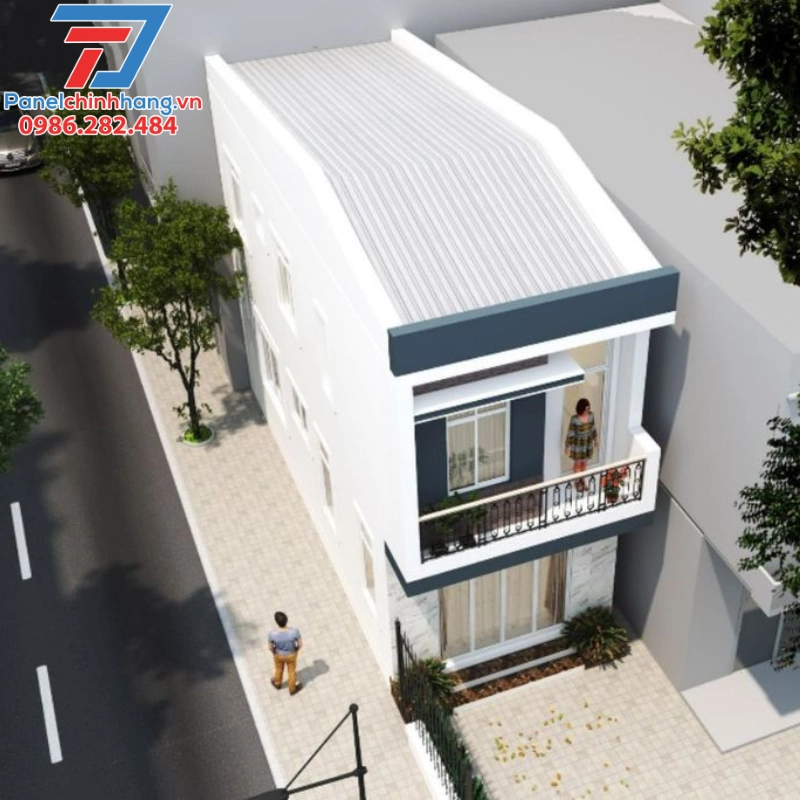 mái tôn chống nóng nhà ống