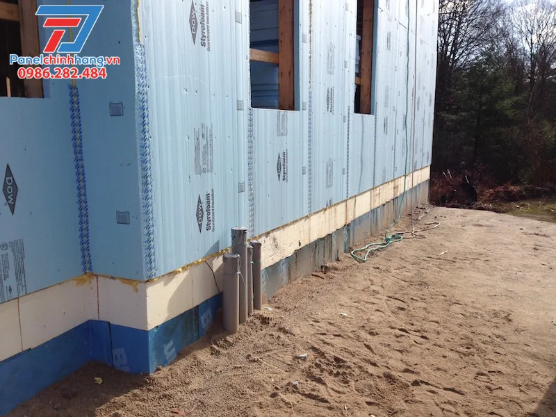 Cách nhiệt sàn và tường ngoài Cách nhiệt sàn và tường ngoài