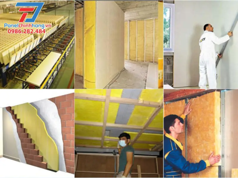 Ứng dụng của bông thủy tinh tỷ trọng 60kg/m3