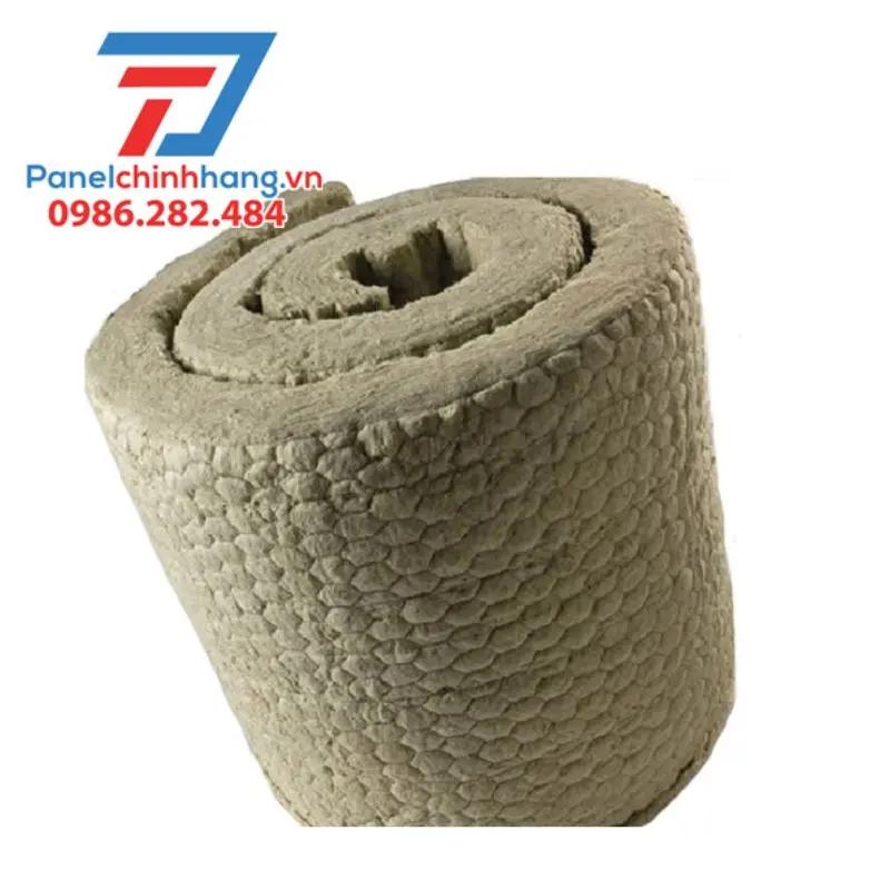 Bông Khoáng Rockwool Cuộn Có Lưới Kẽm
