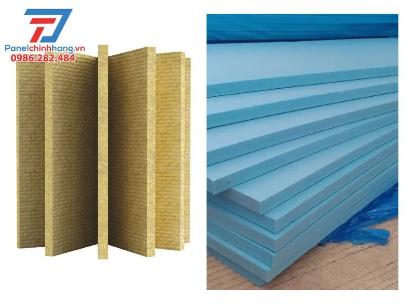 Trọng lượng, độ linh hoạt của bông khoáng Rockwool, xốp XPS