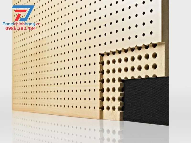 Gỗ tiêu âm, tấm panel tiêu âm