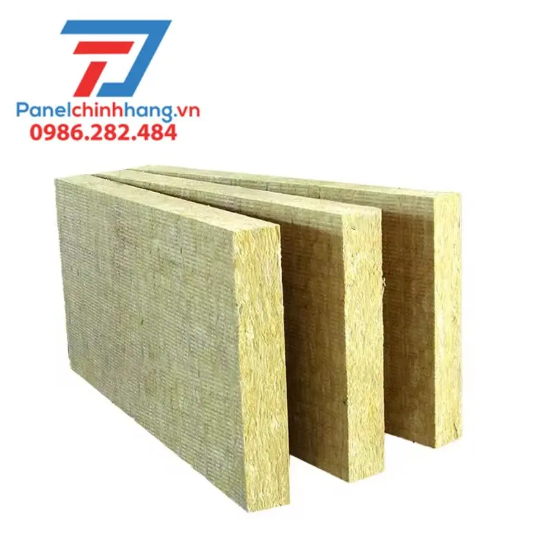 Bông khoáng Rockwool tấm 60kg/m3 Bông khoáng Rockwool tấm 60kg/m3