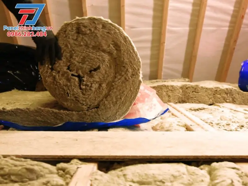 Bông khoáng Rockwool dạng cuộn Bông khoáng Rockwool dạng cuộn