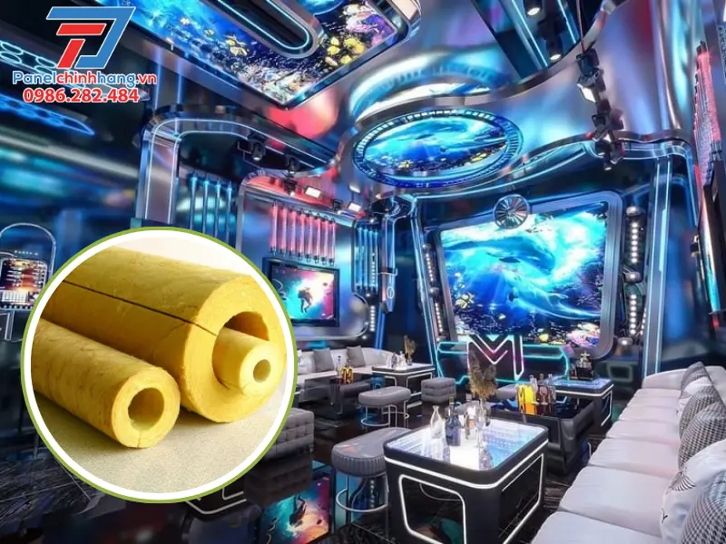 Ứng dụng bông thủy tinh bảo ôn trong cách âm phòng karaoke Ứng dụng bông thủy tinh bảo ôn trong cách âm phòng karaoke