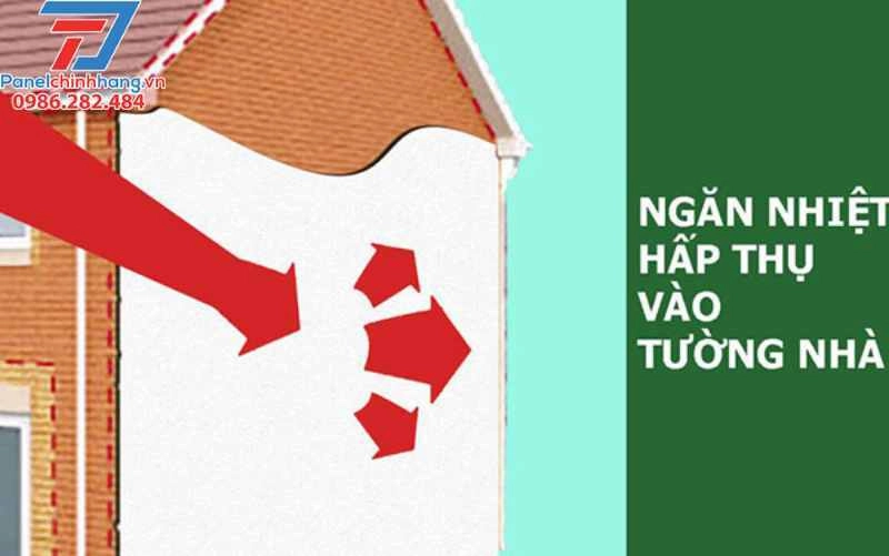 giải pháp chống nóng cho tường