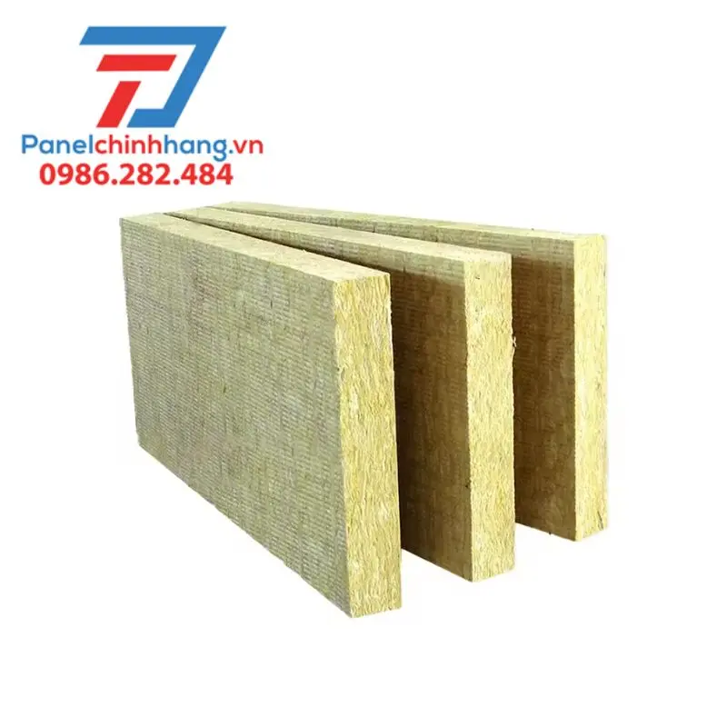 Bông khoáng Rockwool dày 100mm Bông khoáng Rockwool dày 100mm